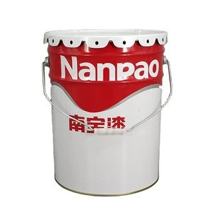 5 gallon &amp; 20kg tinplate bucket pail with steel wire handle for paint, coating or other chemical products container