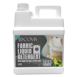 5 Liter Private Label White Detergent Liquid Soap Laundry Detergent for Remove Strong Stains Available at Low Price