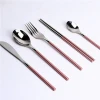 5 pcs Online shopping 18 / 10 stainless steel cutlery / elegant stainless steel bulk restaurant flatware