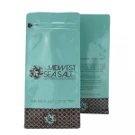500g waterproof personalised heat seal mylar foil bath sea salt ziplock packaging bag