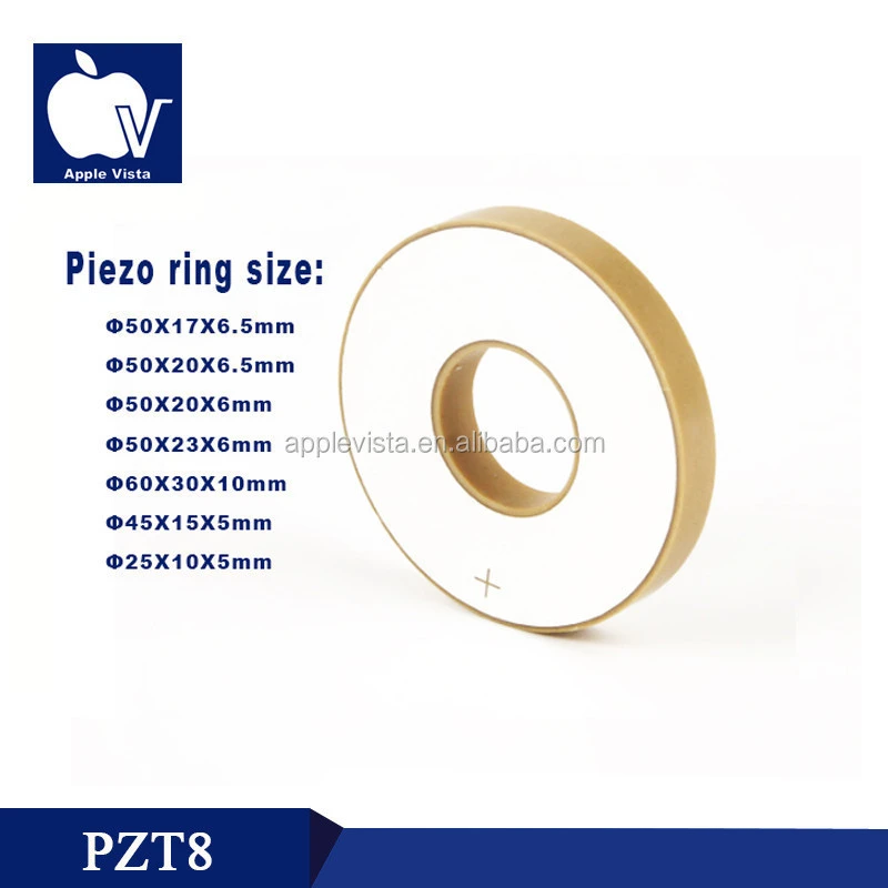 50*20*6mm Piezoelectric Ceramic Disc Rings piezo ring for Ultrasonic Transducer Cleaner or Welder