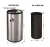Import 50L Pp Plastic Inner Bin Open-Top Stainless Steel Trash Cans Ground Ash Barrel from China