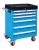 Import 5/6/7 drawers lockable iron tool cabinet Duty Jobsite Tool trolley build a tool cabinet from China