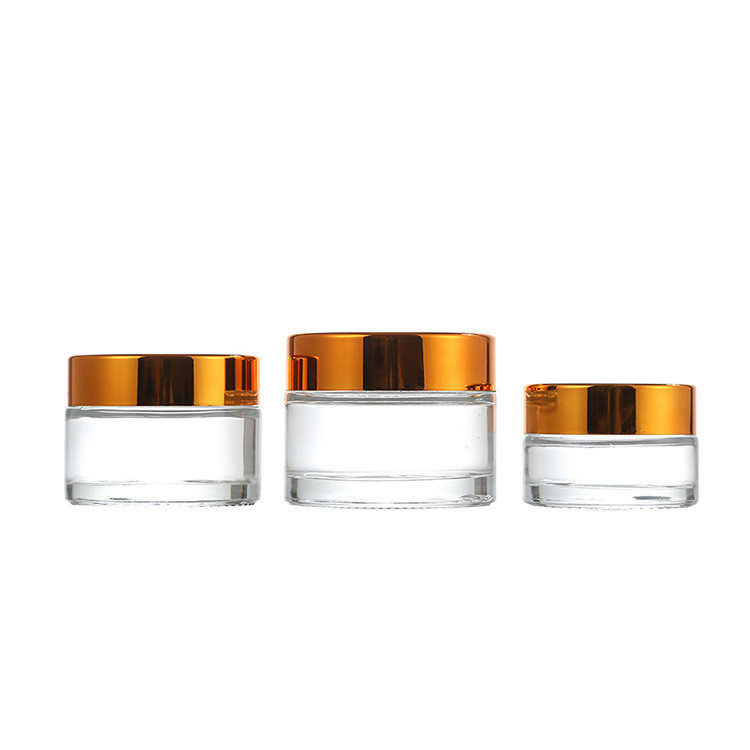 5g 10g 15g 20g 30g50g Glass Transparent Face Eye Cream Jar