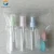 Import 5pcs manufacture clear portable travel bottle kit airplane refillable travel bottle set from China
