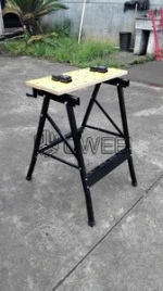 6 Position Height Adjustable Woodworking Bench With Bench Vise