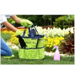 600D polyester durable tote handle lightweight big size garden tool bag