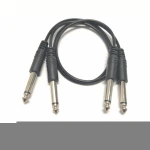 6.35mm Guitar Cable - 1/4 Inch TS Male 6.35mm Phono Jack Straight Plug Musical Instrument Patch Cable Wire Cord
