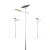 Import 6m street light pole single arm lamp pole from China