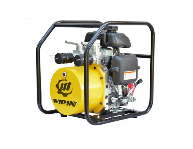 70Mpa Dual output hydraulic motor pump; Honda GX100 engine hydraulic pump; mini hydraulic power unit