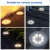 Import 8 Led Outdoor Garden Underground Park Waterproof Stainless Steel Lawn Ground Solar Buried Light from China