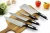 Import 8PCS Professional Stainless Steel Paring Steak Utility Knives Santoku Slicer Bread Kitchen Chef Knife Set from China