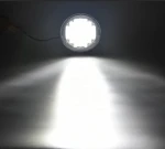 9 inch round driving led light 185w 96w cree turning light led lighting system red black color for offroad truck car for sale