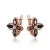 Import 92018 Xuping Fashion Color Women Jewelry Latest Fashion Rose Gold Plated Earring Design from China