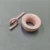 Import 95% Pink Alumina Fine polished textile machinery ceramic eyelet from China