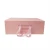 Import A4 Shallow Pink Magnetic Packaging Valentine Gift Set Box With Ribbon Apparel from China
