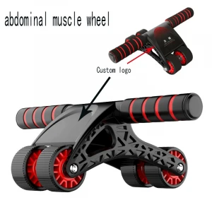 abs roller exercise ab wheel gym equipment workout Four-wheel quiet exercise fitness equipment abdominal retractor Abs wheel
