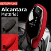 accessory car Alcantara Suede Wrapping Gear Shift Knob ABS Cover Trim Decorations For BMW G30 G38 G32 G11 G12 G01 G02 G08 6gt