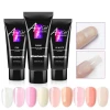 Acrylic Builder Poly Nail Gel 15ml Nude Transpaent Jelly Quick Building Painless Extend UV Gel Form Manicure Supplier