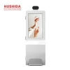 Advertising Players Restaurant With Sanitizer Dispenser Playing Equipment Digital Signage Display Release Player