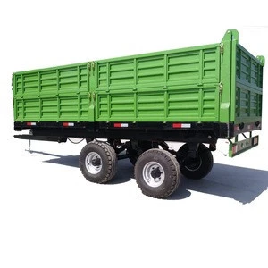 agriculture machinery farm tractor tipping trailer