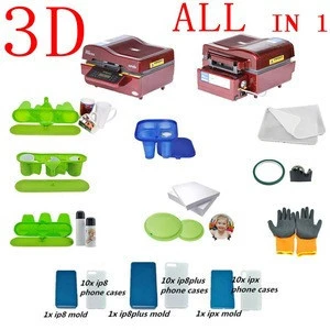 ALL IN ONE ST3042 3D Sublimation Vacuum Heat Press Machine for Phone Case/ Mug/ Plate/ Glass/ MDF/Rock  Photo Printing