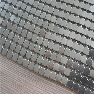 aluminum curtain mesh / aluminum metal fabric / metal fabric for decorative