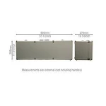 Aluminum Hard Case Tool Box with Foam Block