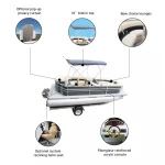 Aluminum Luxury Pontoon Boats and Ships