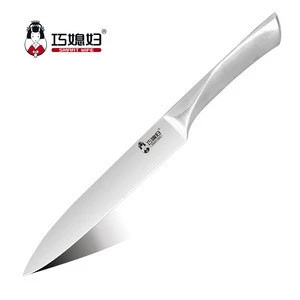 Amazon Hot Sale Stainless Steel Hollow Handle Slicing Knife 5cr15 steel 8 Inch Kitchen knife Accessories