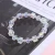 Import Amazon Rhinestone Adjustable Crystal Glass Beaded Bracelets Luxury Glass Square Crystal Bangle Jewelry from China