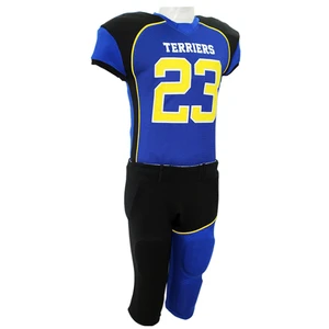 American Football Uniform With Team Name &amp; Number / American Football Uniform In Different Colors