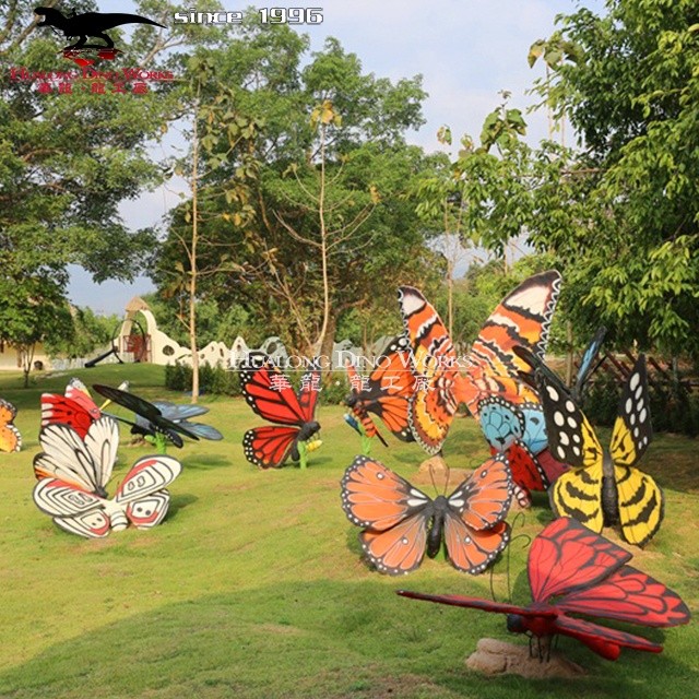 Amusement Park Vivid Life Size Animatronic Insects