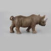 Animal world model Gifts for children Non-toxic PVC Plastic animal Rhino toy