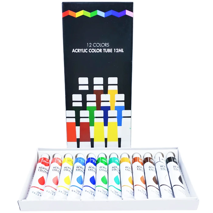 Art Supply Paint Set Non-Fading and Non-toxic Acrylic Paints for Artist