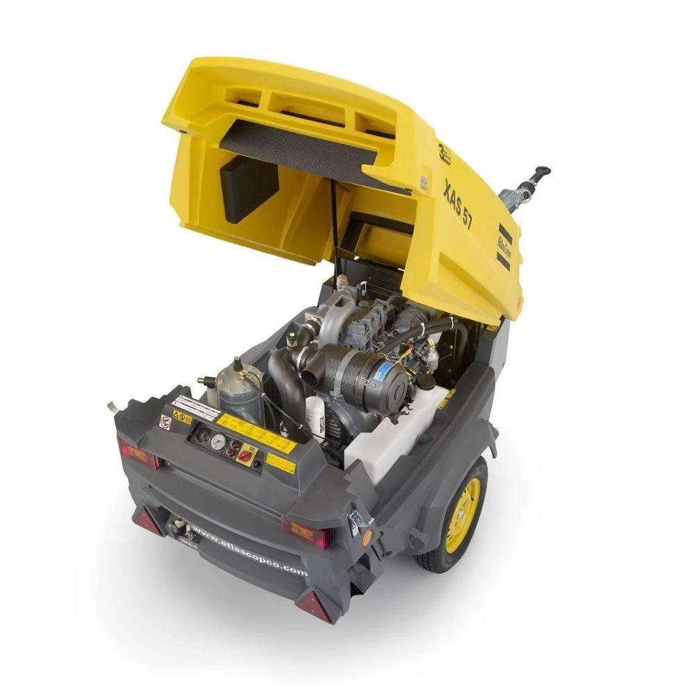 Atlas Copco 180cfm  Portable diesel Air Compressor for construction work