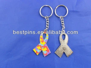 autism awareness keychain, world autism awareness day key chain souvenirs
