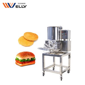 Automatic hamburger patty forming machine/ meat pie maker/ chicken nugget pack machine