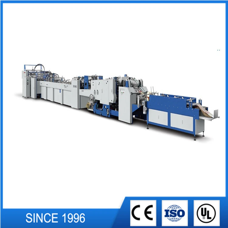 Automatic High Speed Craft Paper Shopping Bag Making Machine