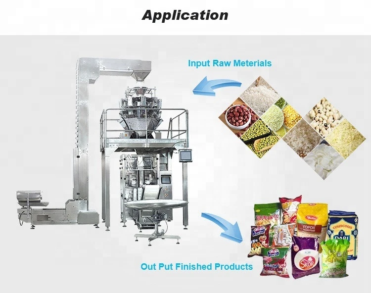 Automatic Vertical Packaging Machine with Combination weigher for breakfast cereal Corn Flakes  Oat Flakes packing machine