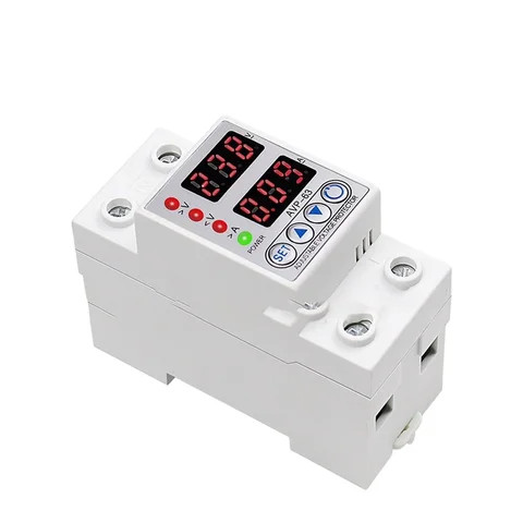 AVP 63 Dual Display Over and Under Voltage Protector Automatic Adjustable Over Under Voltage Protector Overvoltage High Quality
