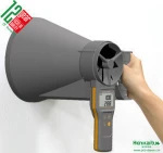 AZ8916 Precision Wind Speed Digital Temperature Anemometer Meter Air Flow Measuring Instrument With Optional Wind Shield