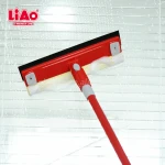 B130011 Liao Telescopic Handle Window Wiper with Sponge and Scraper