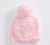 Import baby and newborn hat very soft breathable knitted hat with fleece and wool lining from China