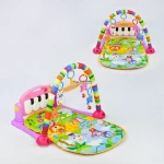 Baby Play Mat Gym Jungle Musical Play Mats for Floor, Kick and Play Piano Gym Activity Center with Music, Lights, and Sounds Edu