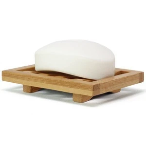 Bamboo Wooden Bathroom Shower Soap DishStorage Holder Plate Tray