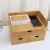 Import Bamboo wooden jewellery home storage &amp; organization cosmetics box with 3 drawers from China