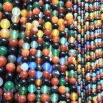 Banded Agate Colored Gemstone 8 MM Natural Gem Precious Semi Strands Gemstone Beads