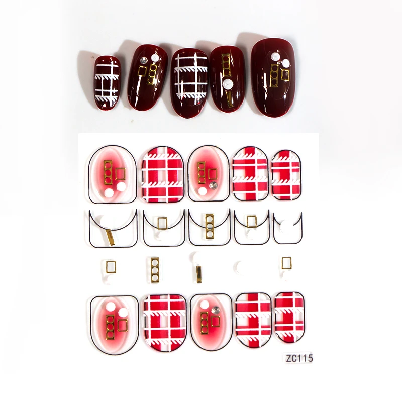 Beautysticker 2021 Nail Decals Supplies Popular Color decals nails stickers