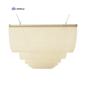 Beige Upgraded Retractable Pergola Canopy Shade Cover wave shade sail